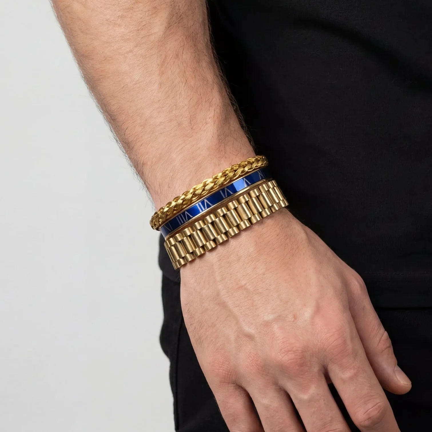 Rolex set blue (gold)