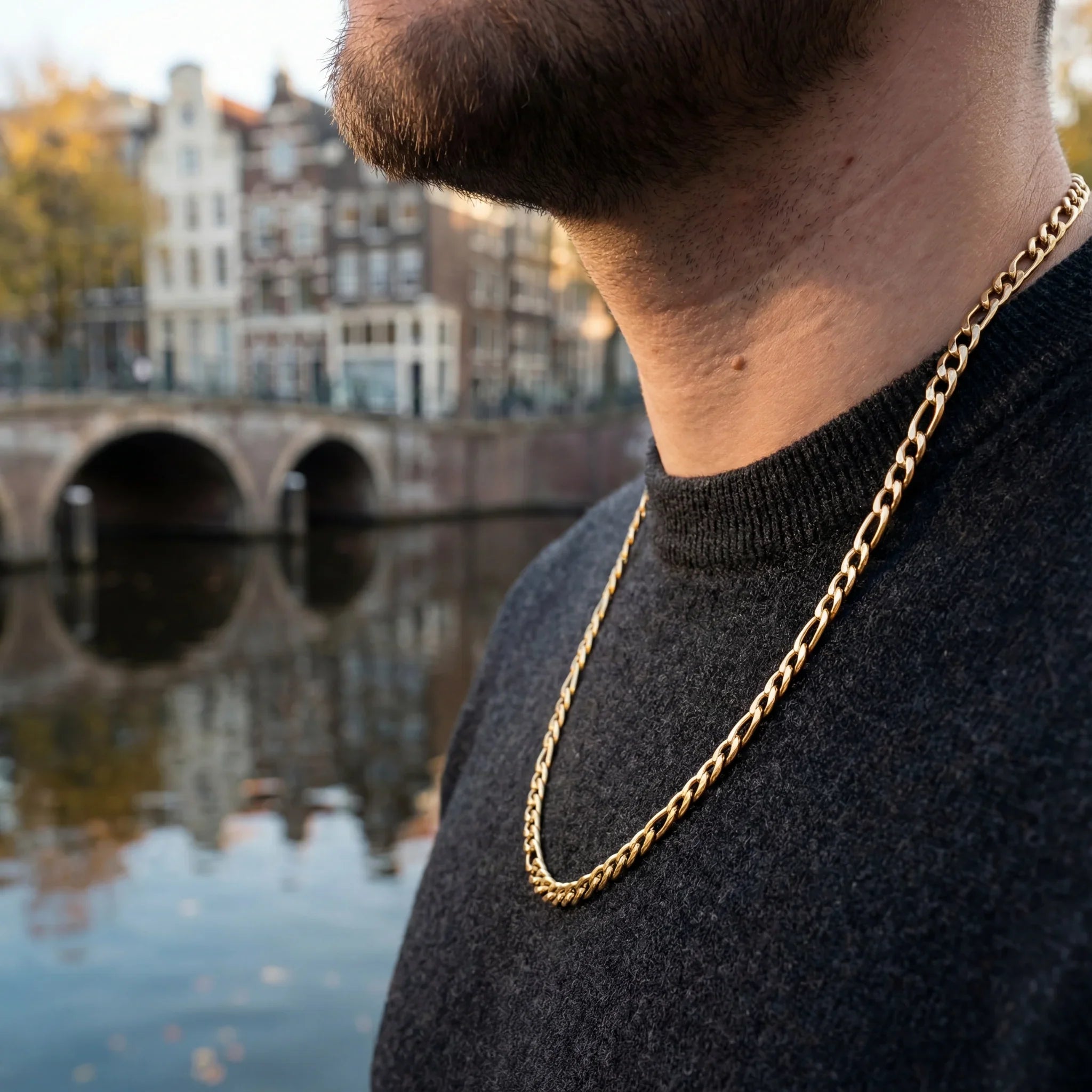 Figaro Chain 5MM (Gold)