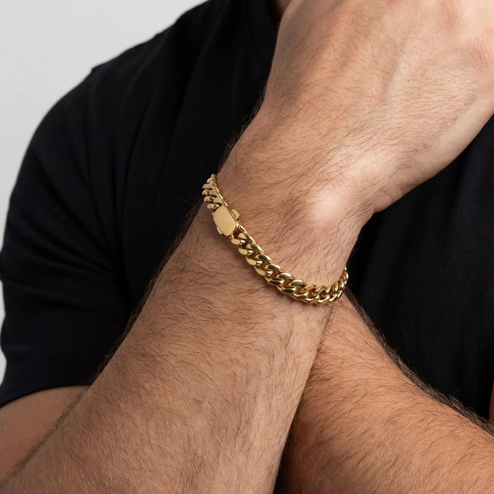 cuban Bracelet 8MM (gold)