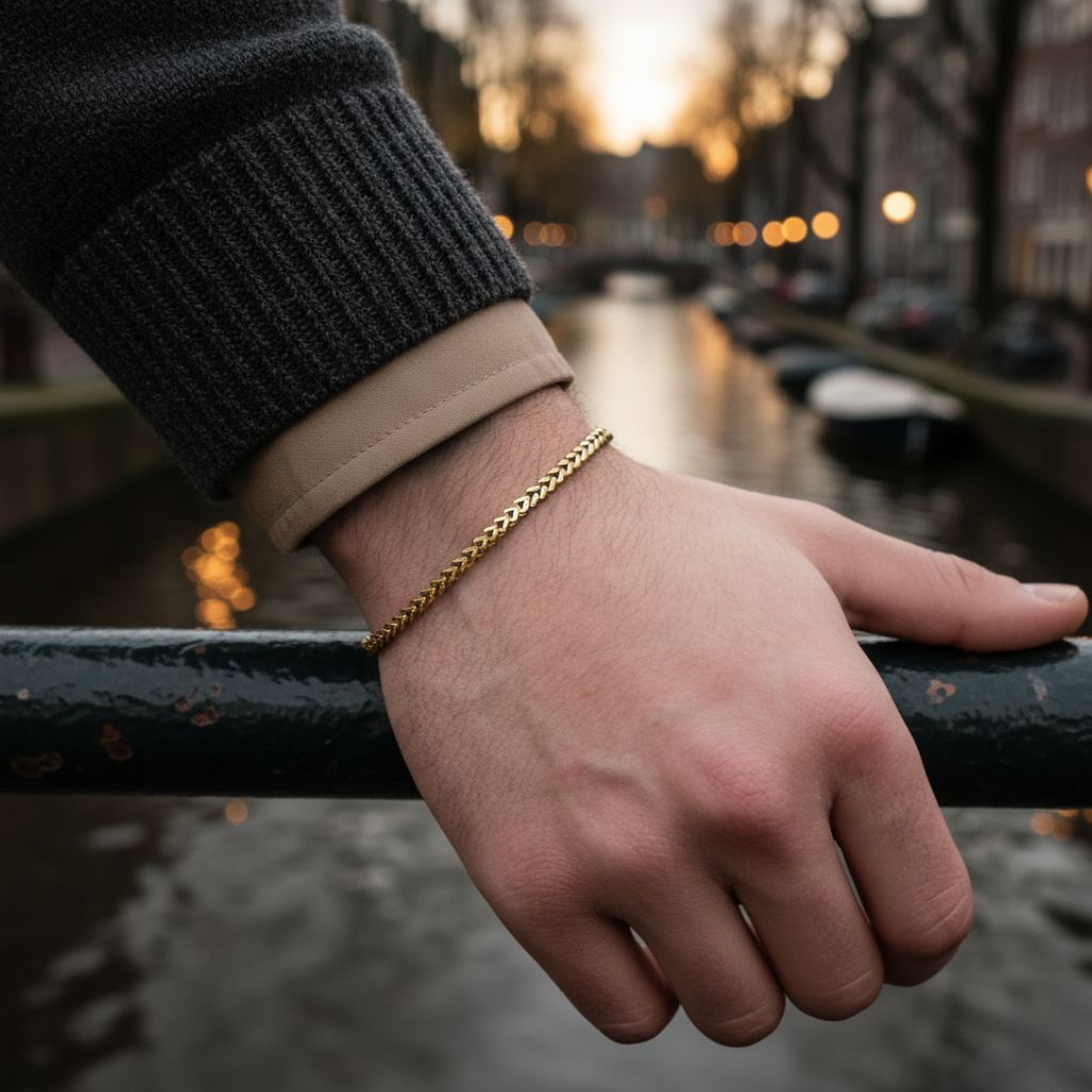 Franco Bracelet 3MM (gold)