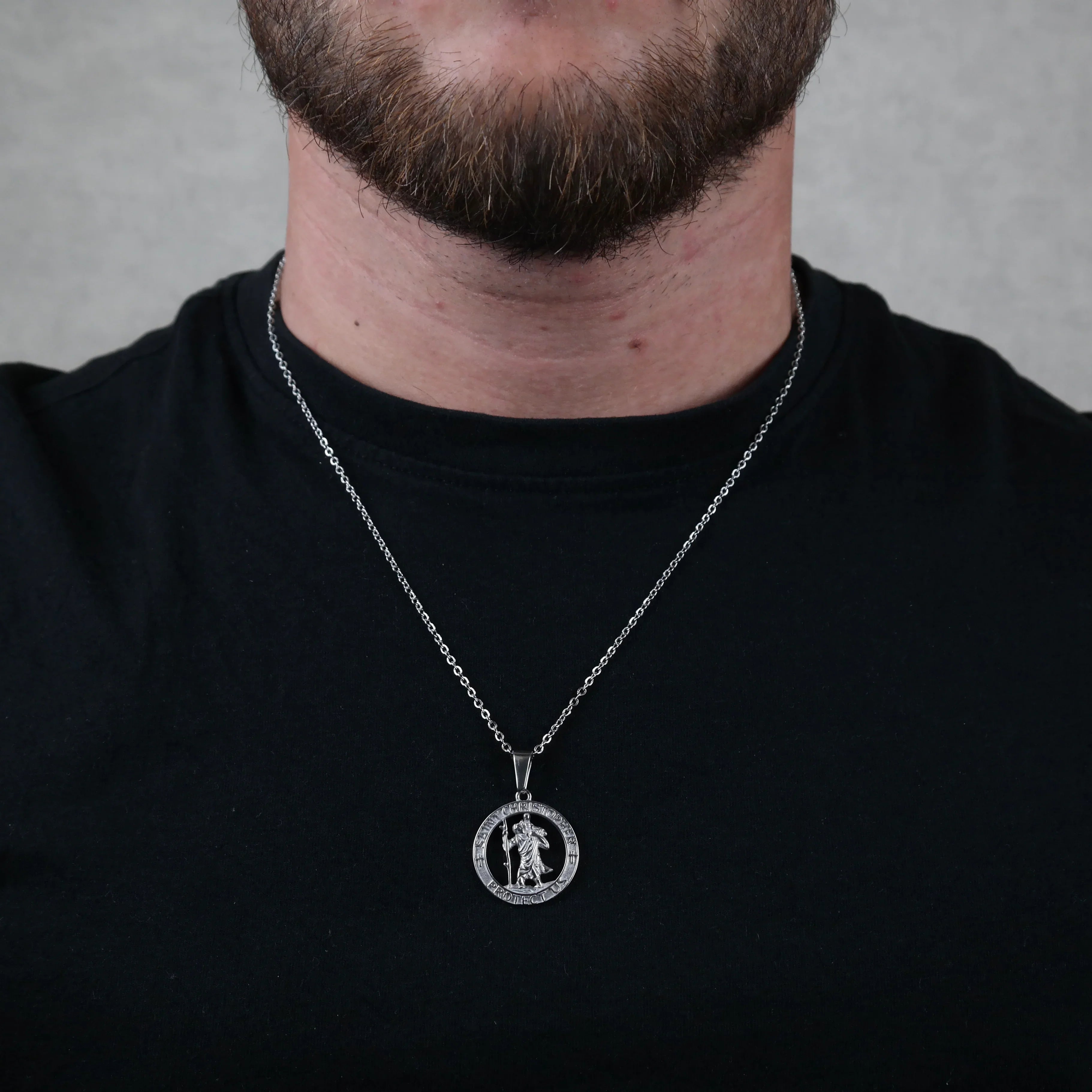 Saint Christopher Pendant (Silver)