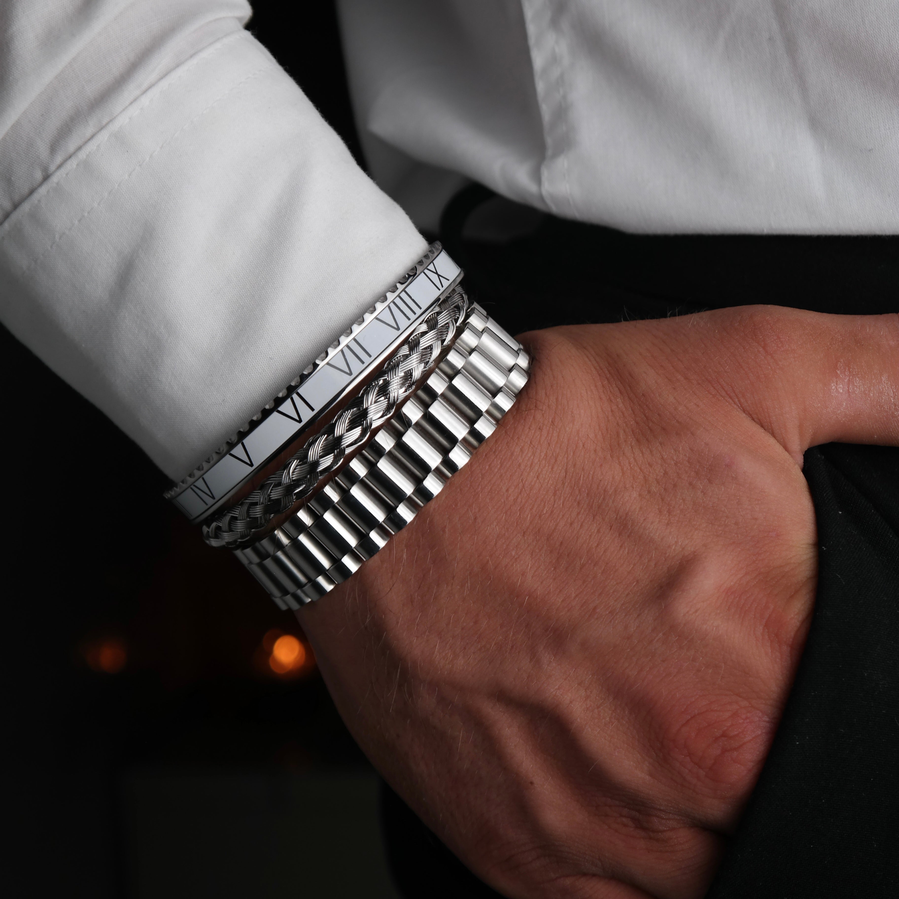 Rolex set white (silver)