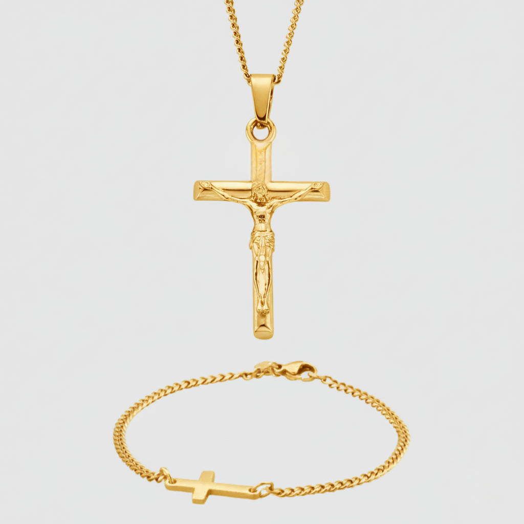 Cross set (gold)
