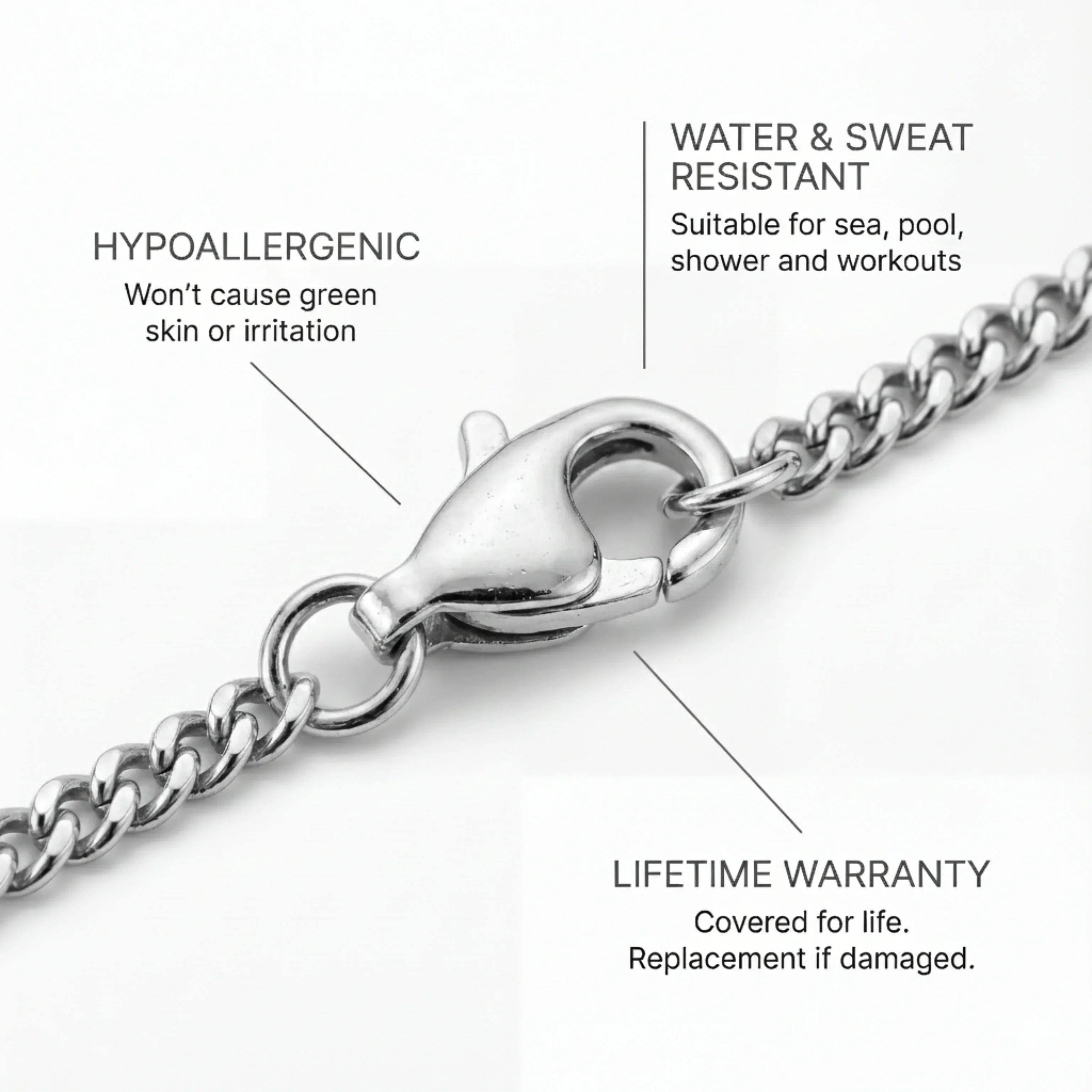 Small Cross Pendant (Silver)