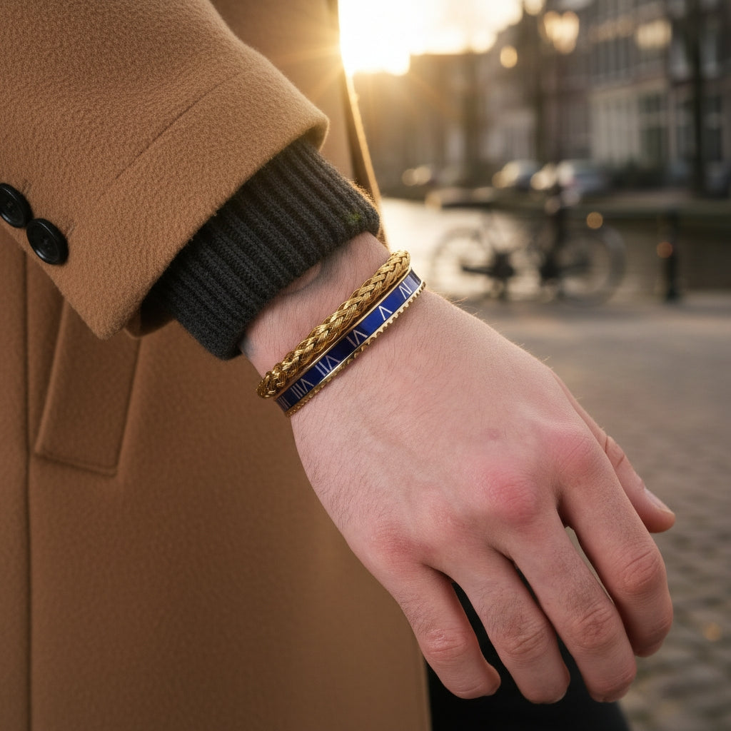 Wire x rome set blue (gold)