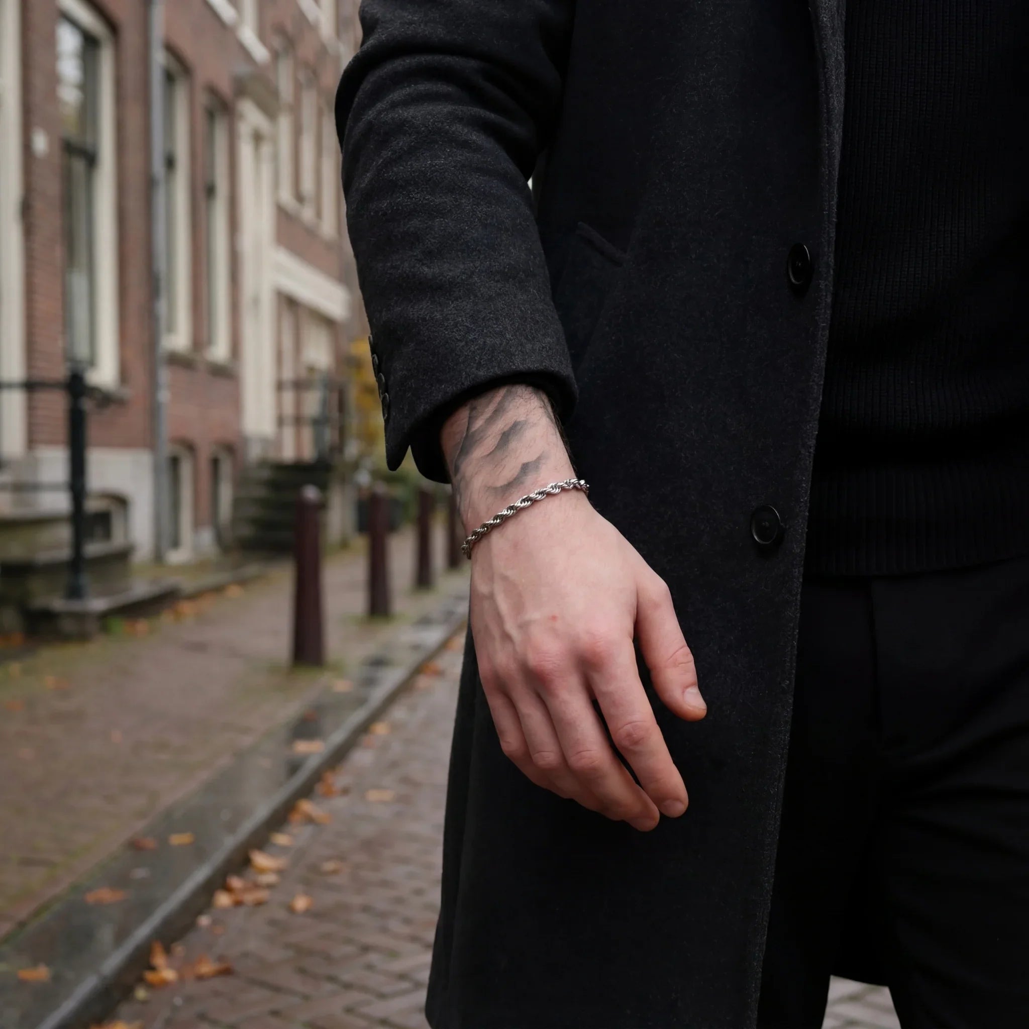 Rope Bracelet 5MM (Silver)