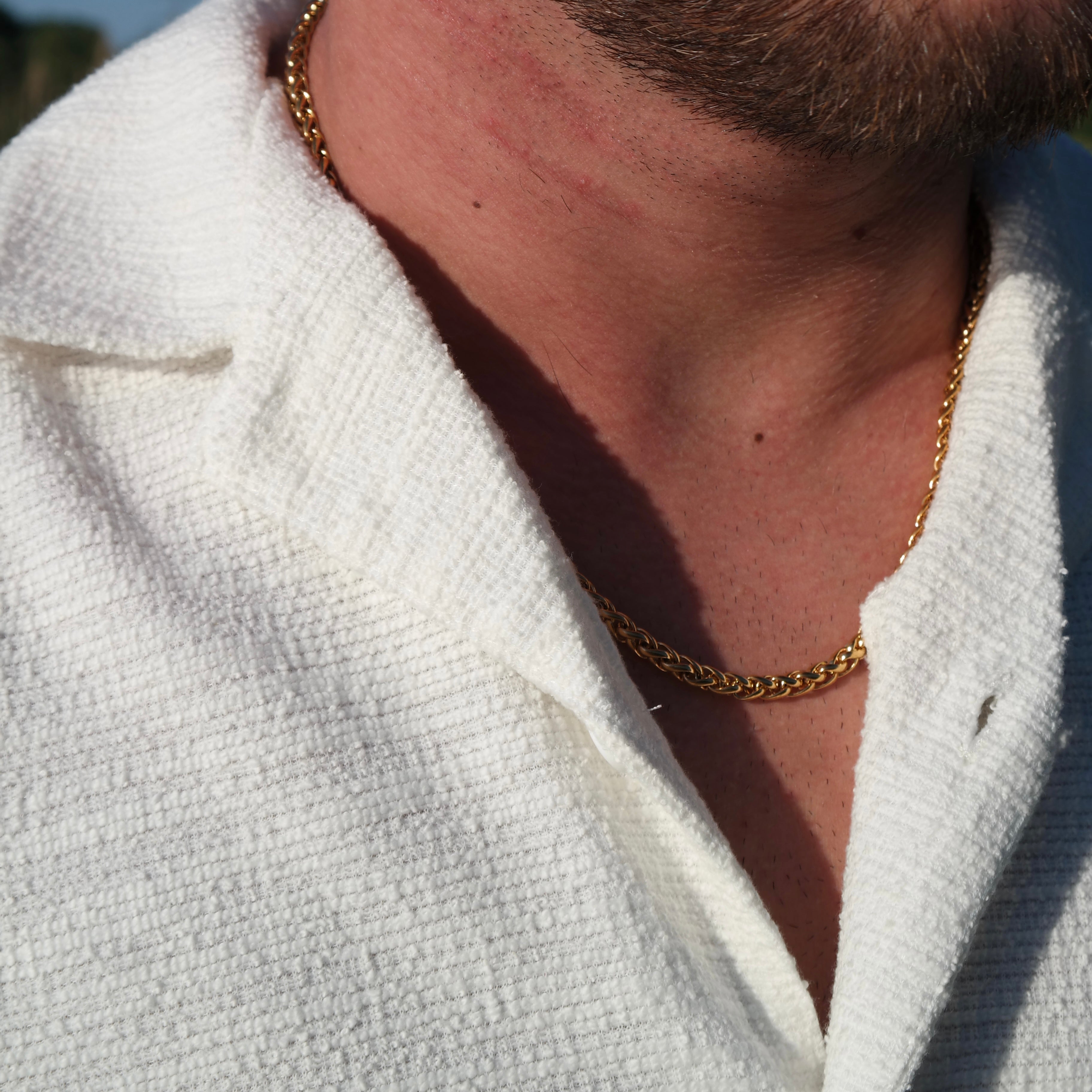 Wheat Chain 5MM (goud)