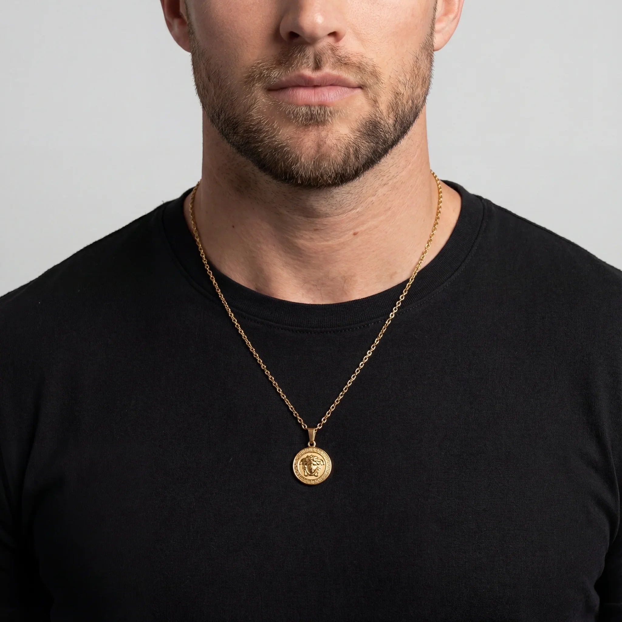 Medusa Pendant (Gold)