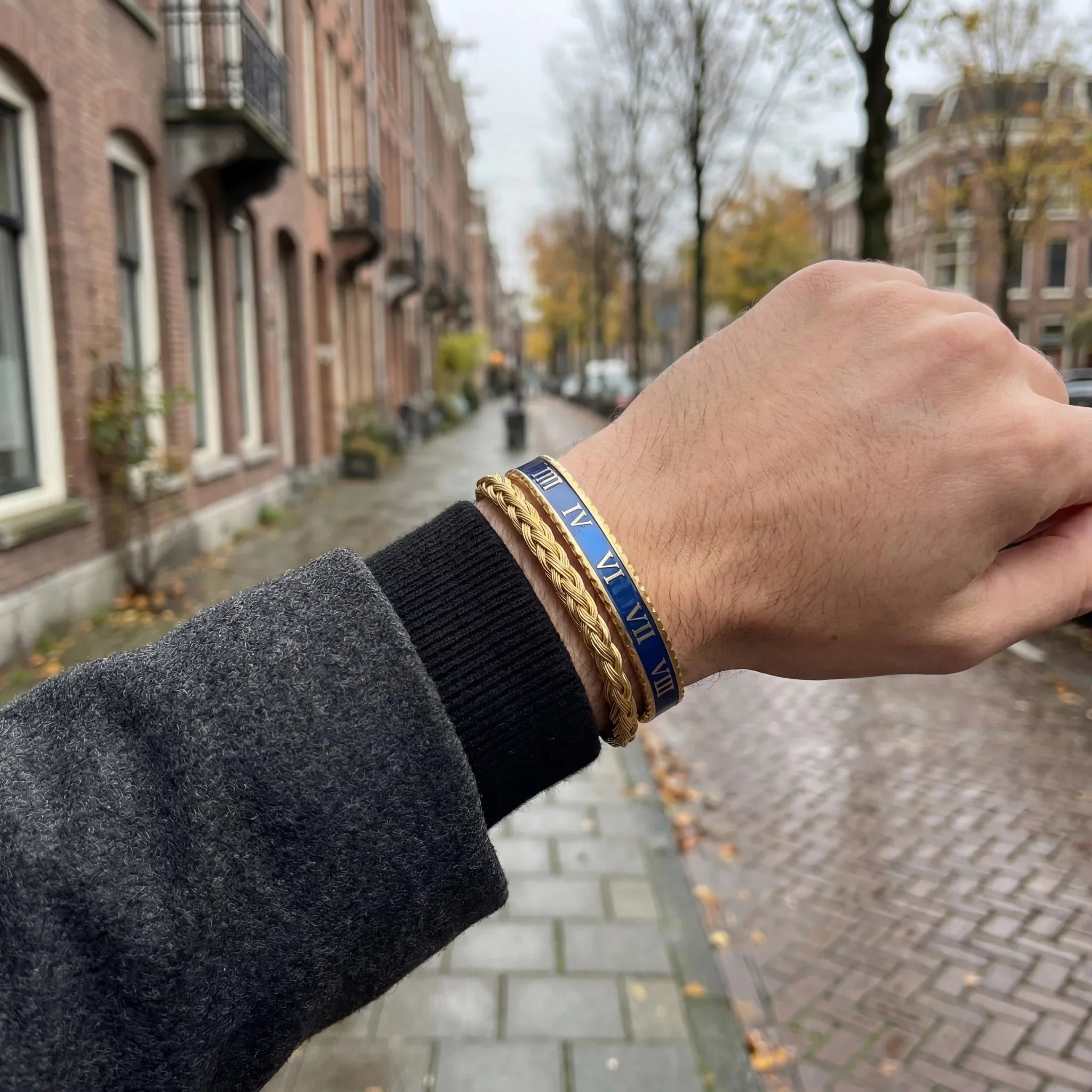 Wire x rome set blue (gold)