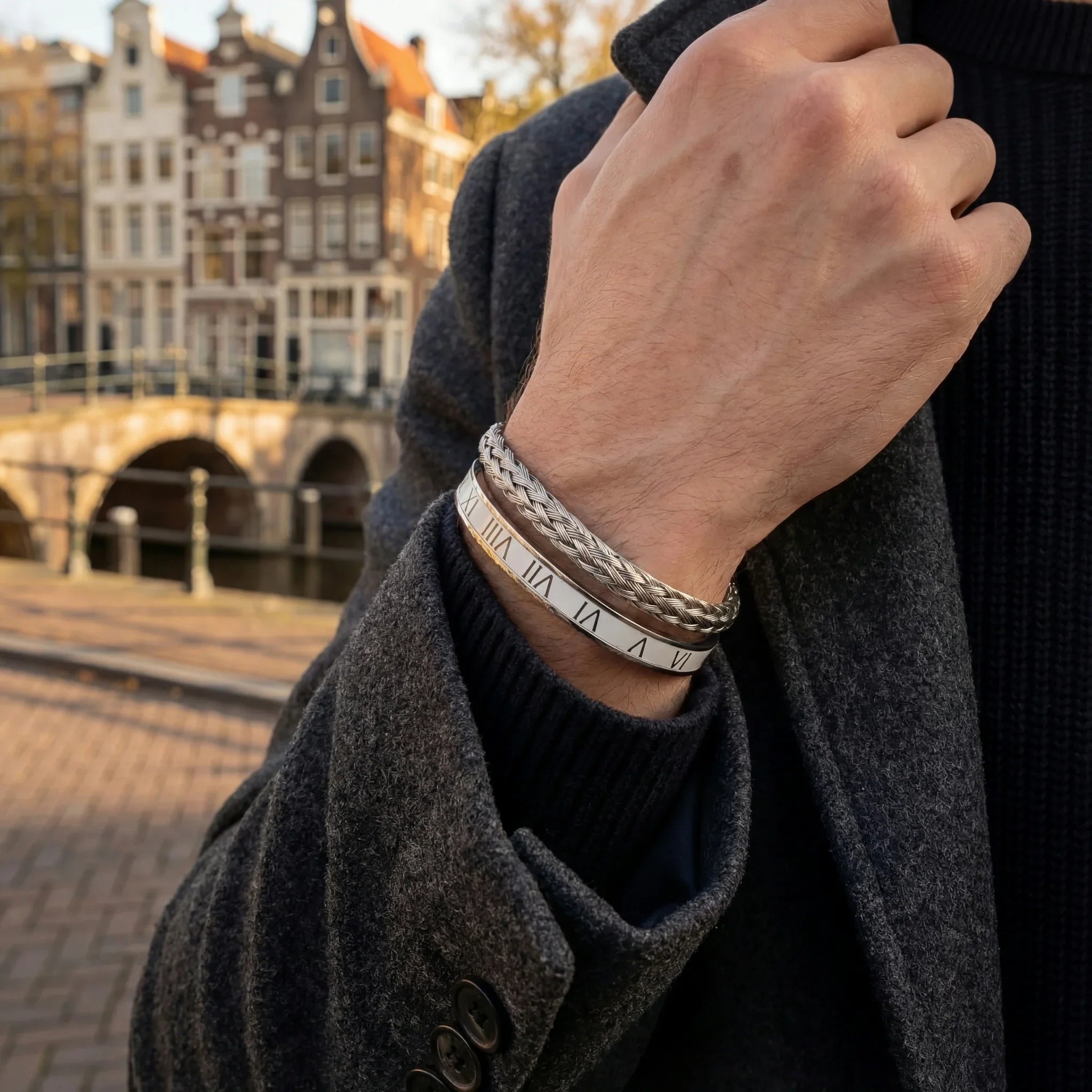 Wire x rome set white (silver)