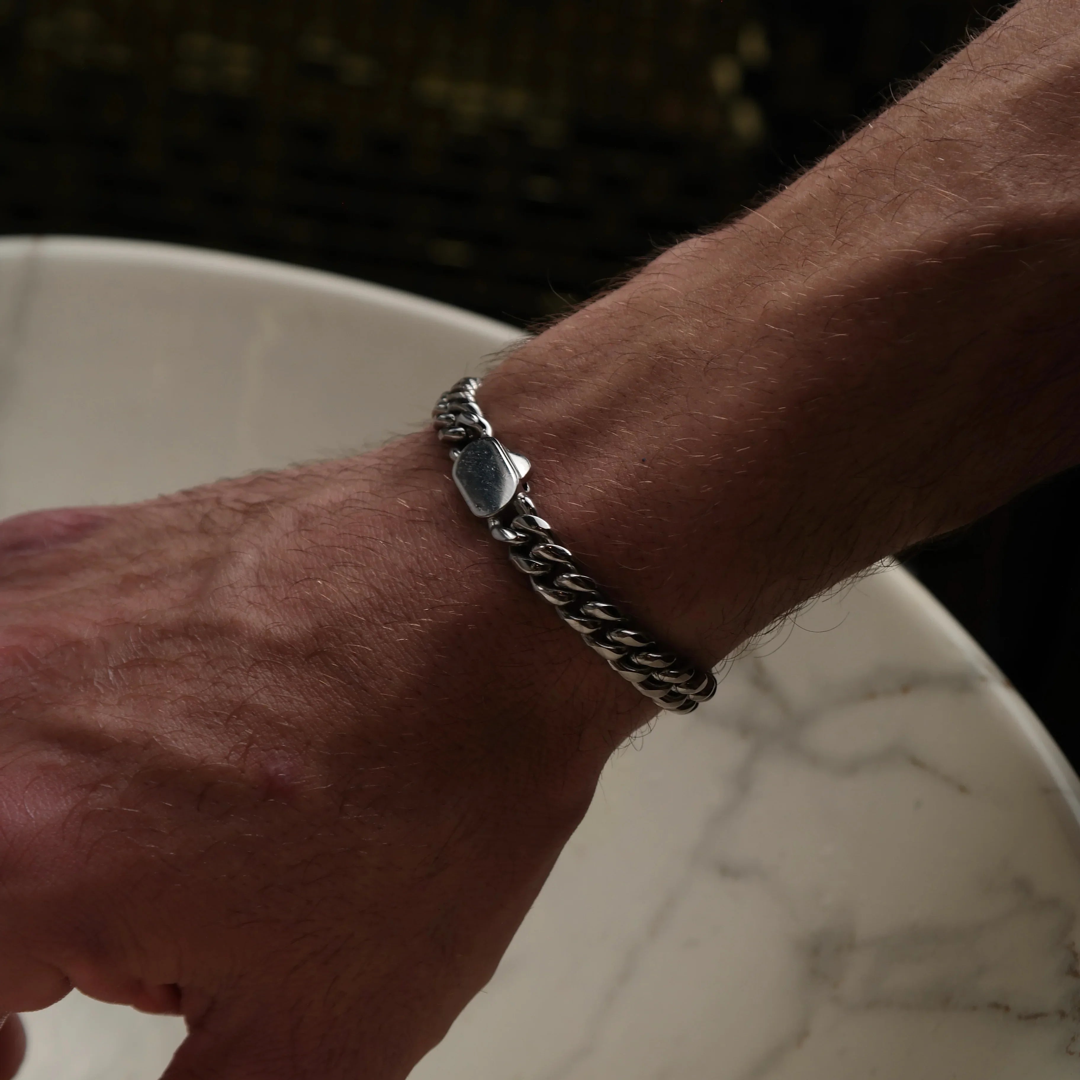 cuban Bracelet 8MM (silver)