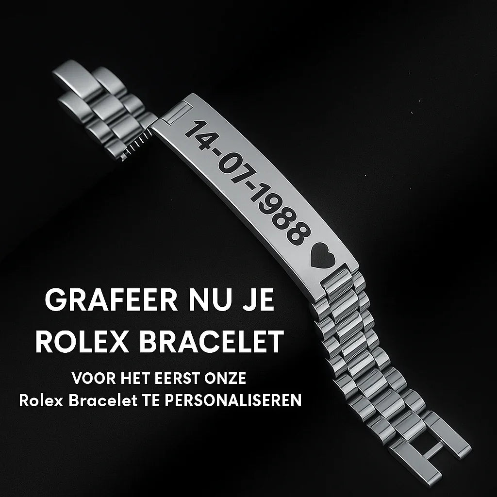 Rolex Bracelet Gravering (silver)