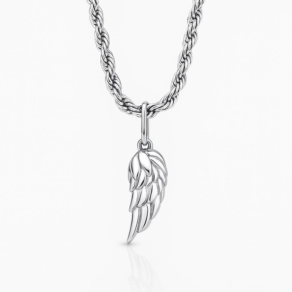 Small Wing Pendant (Silver)