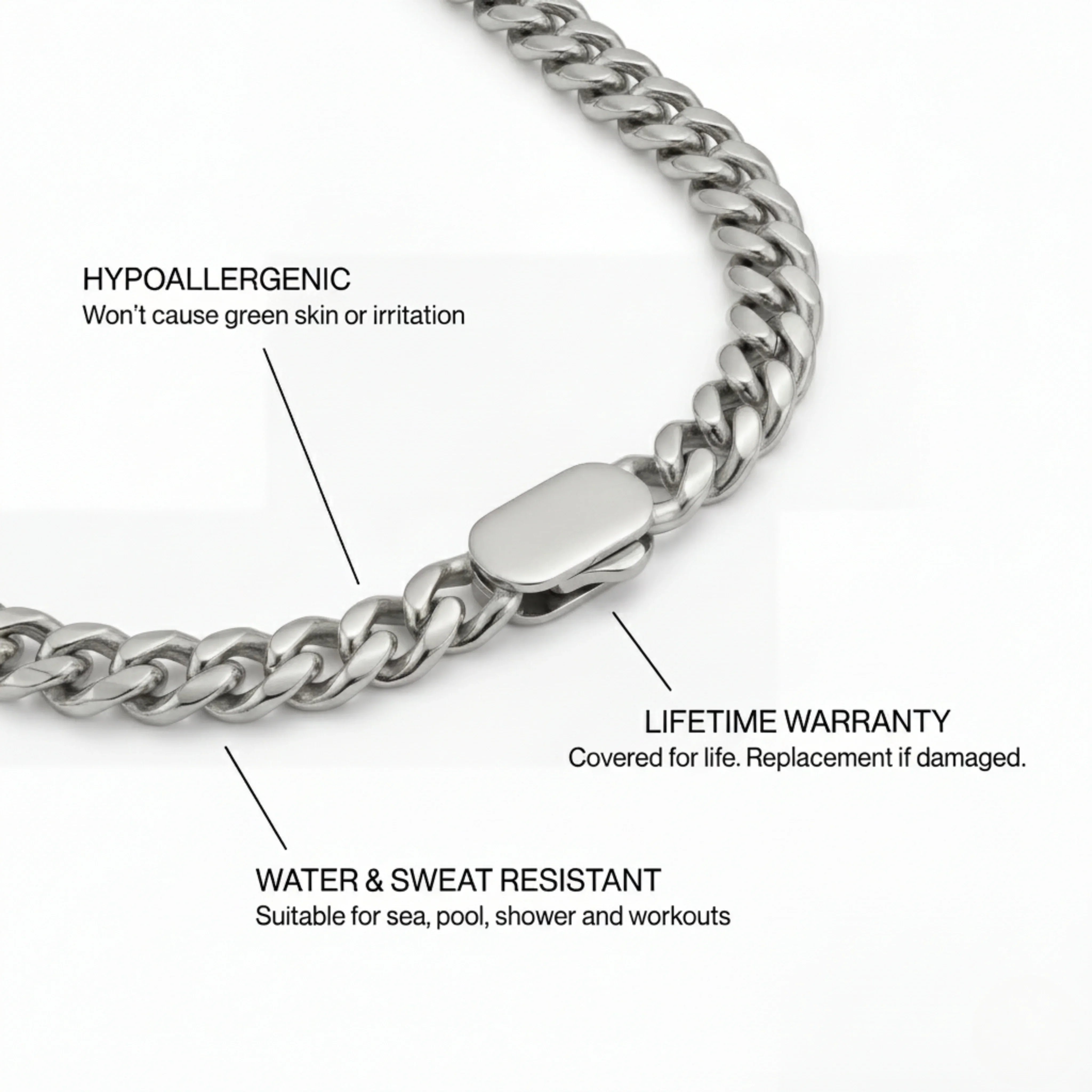 Cuban Chain 8MM (silver)