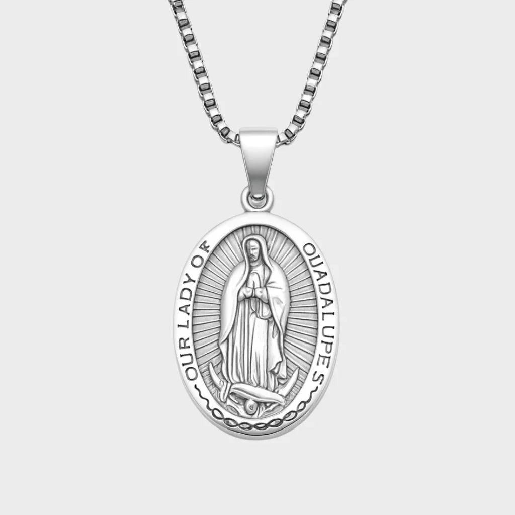 Virgin Mary Pendant (Silver)