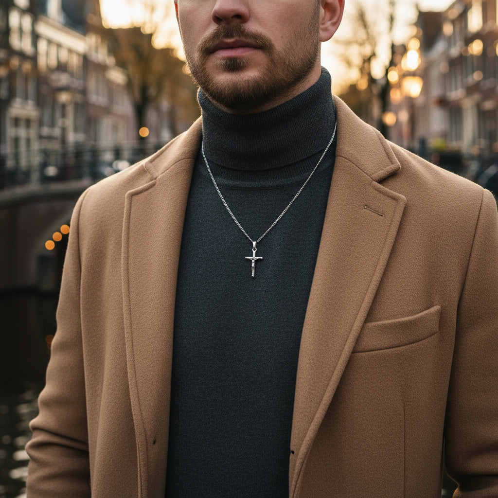 Small Cross Pendant (Silver)