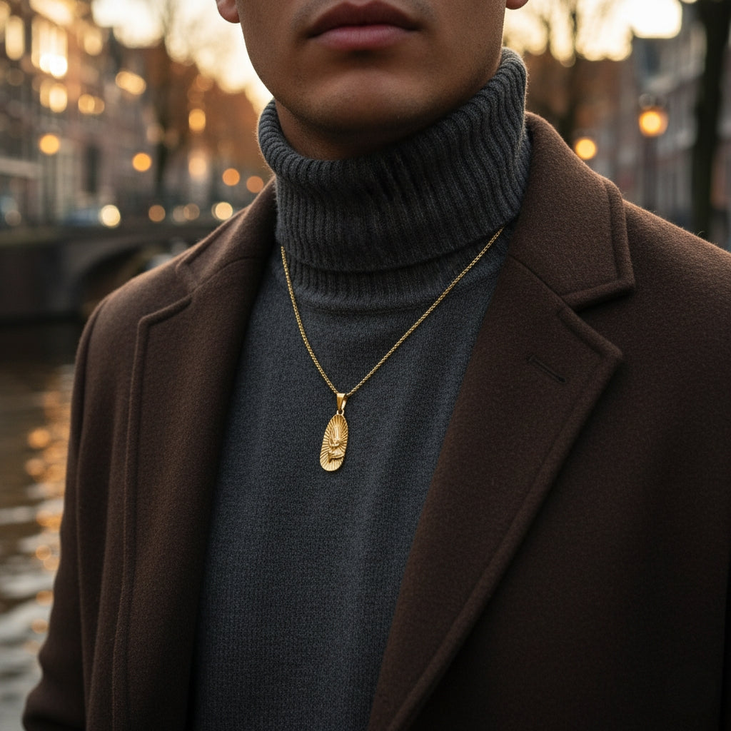 Praying Hands Pendant (Gold)