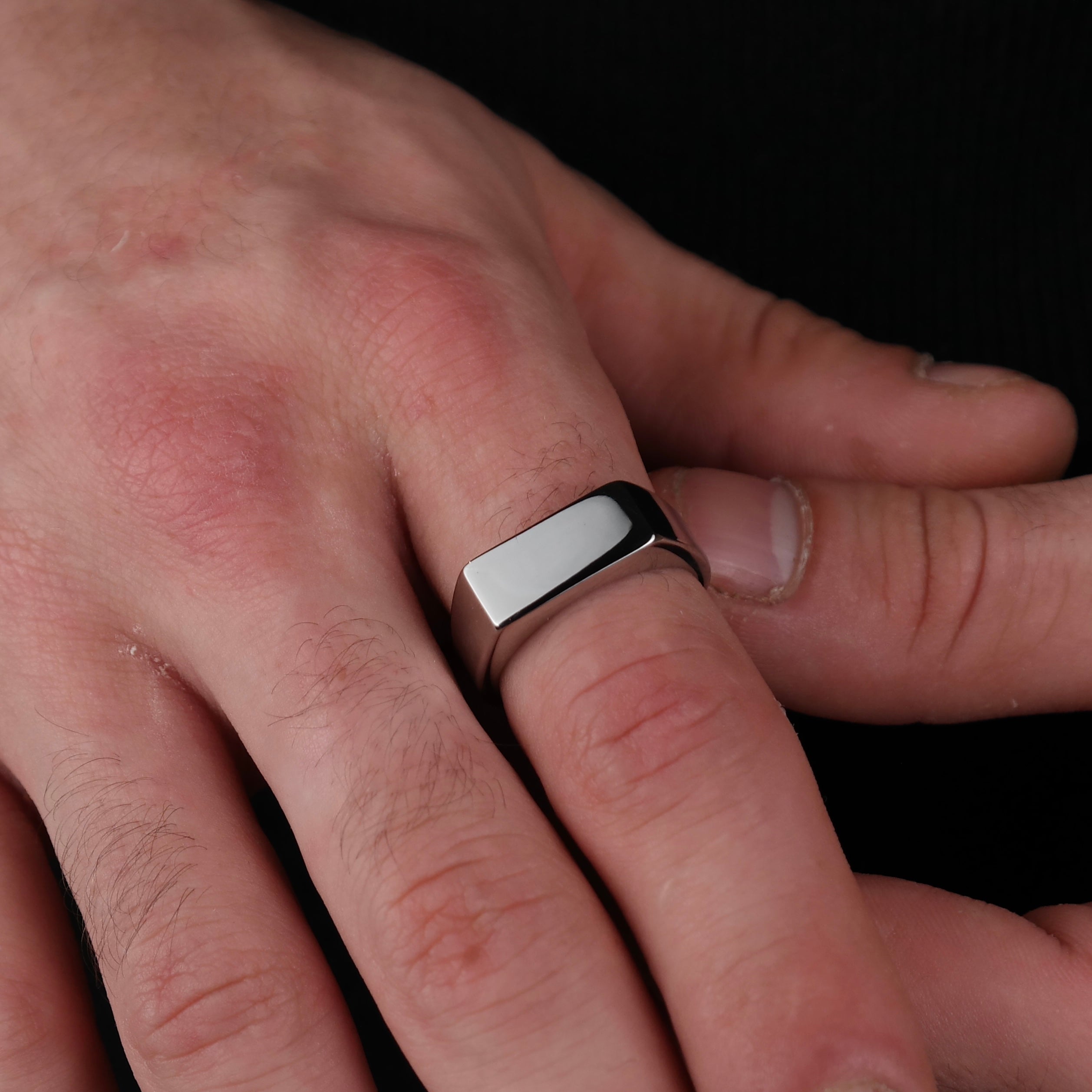 Rectangle Signet Ring (silver)