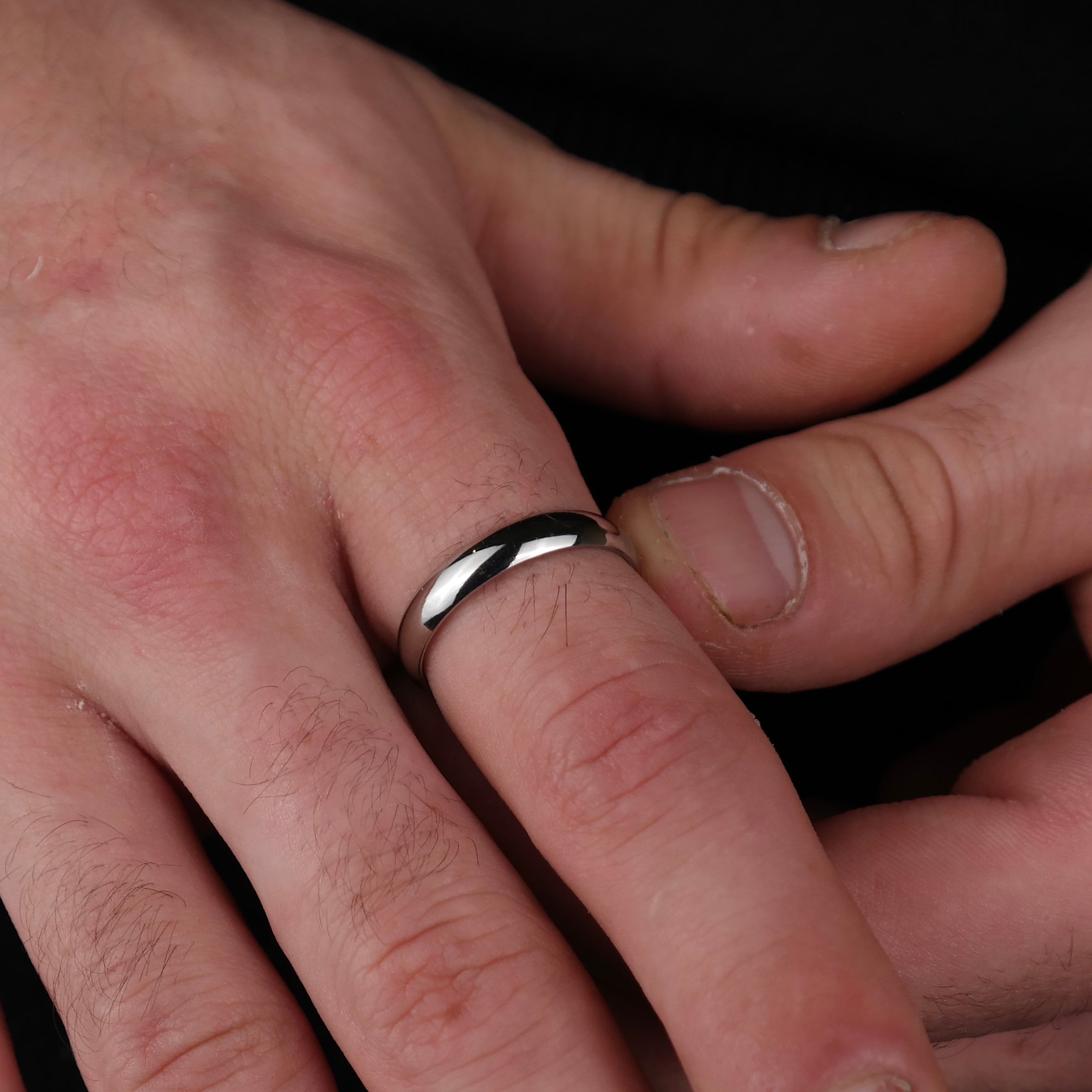 round band ring (silver)