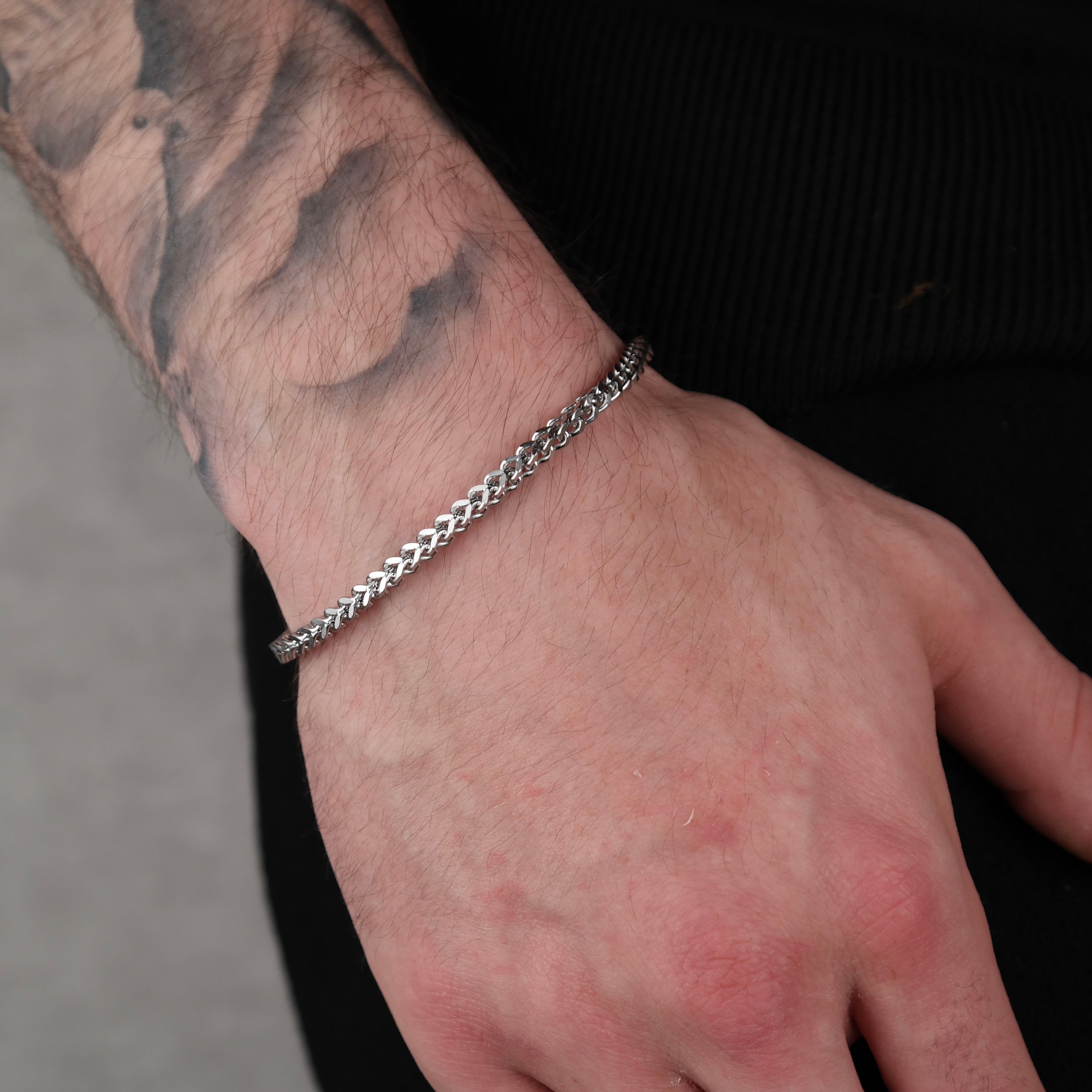 Franco Bracelet 3MM (Silver)