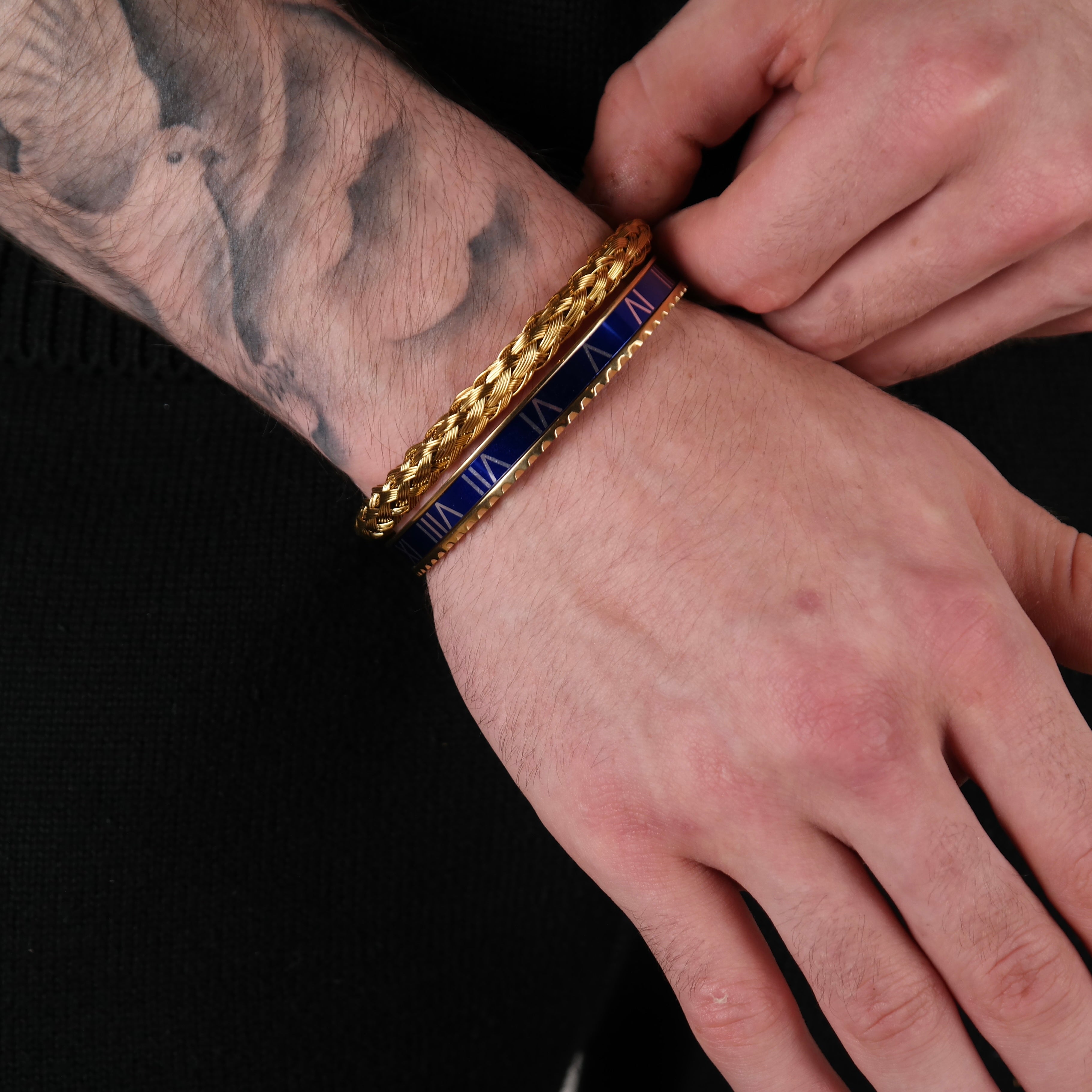 Wire x rome set blue (gold)