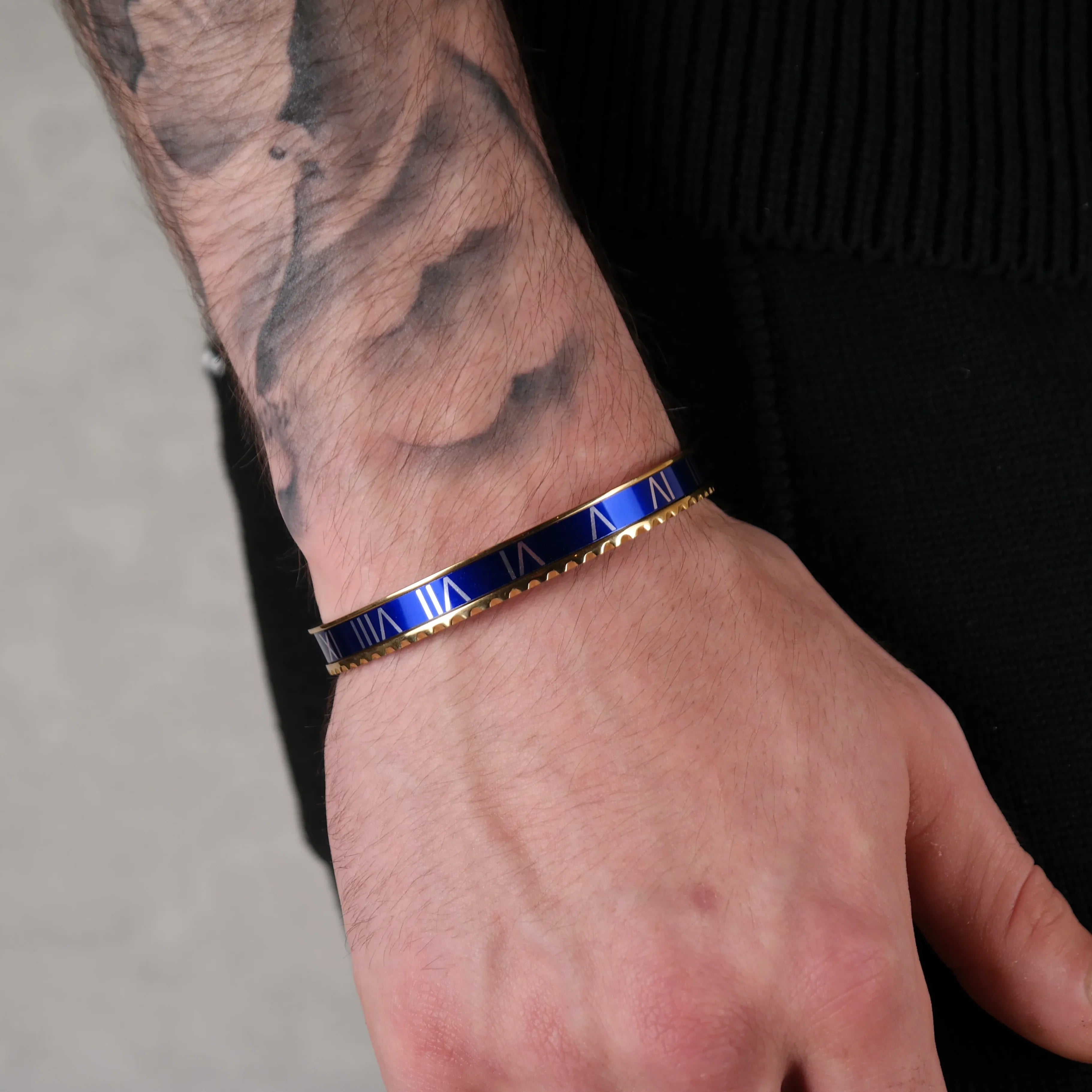 Rome Bracelet blue (Gold)