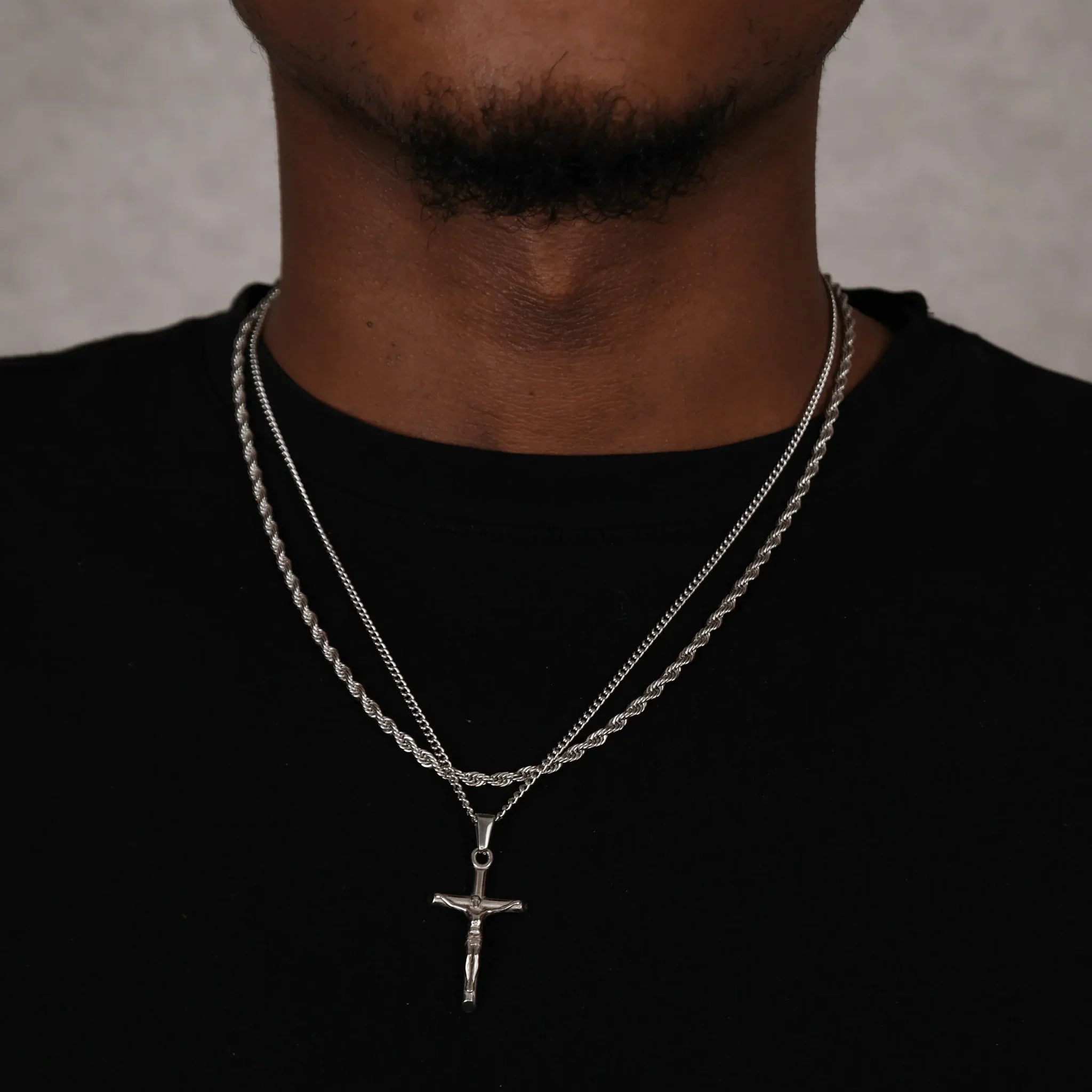 cross x rope (silver) - DeRuiterDR.