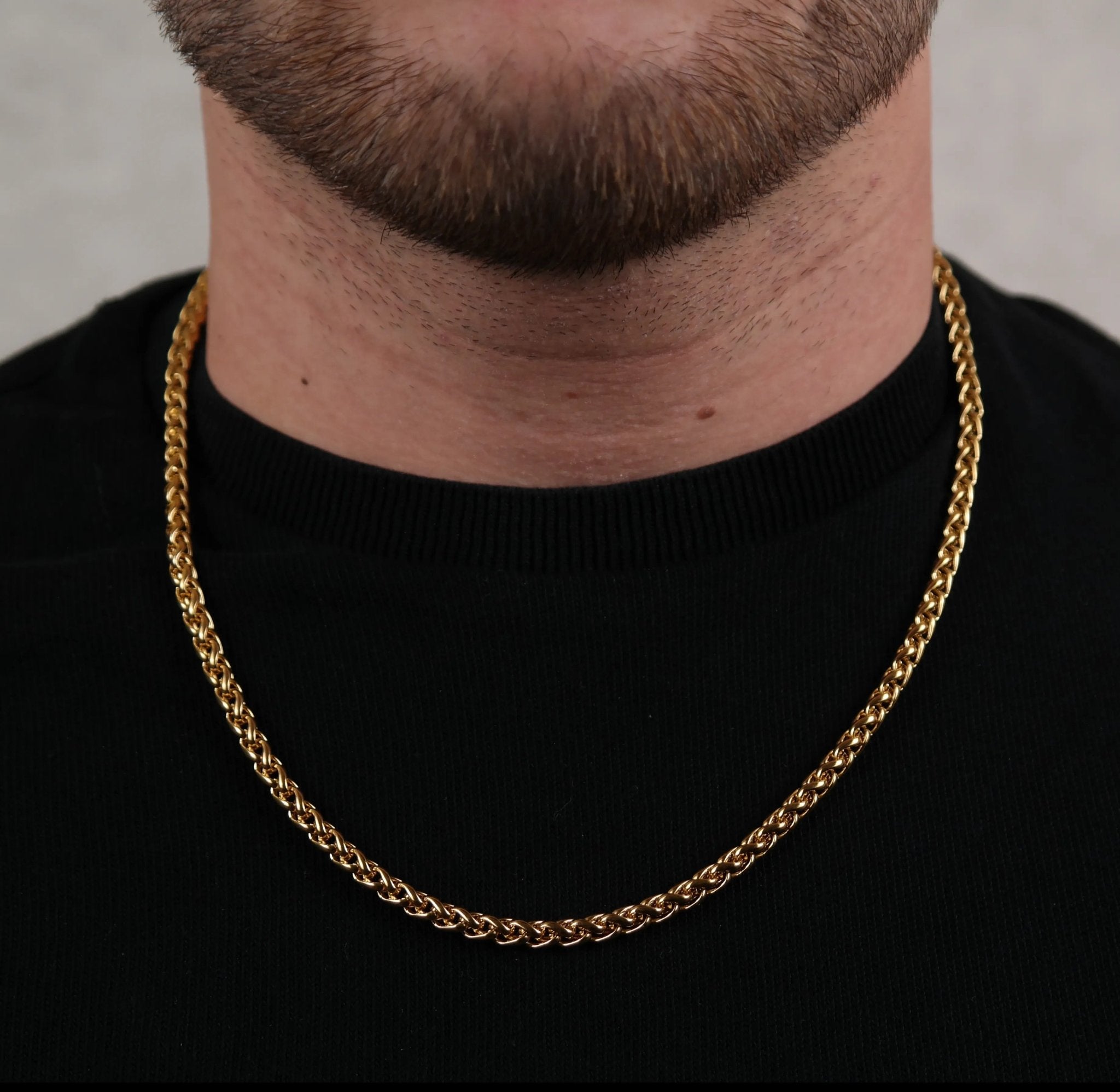 Wheat Chain 5MM (goud) - DeRuiterDR.