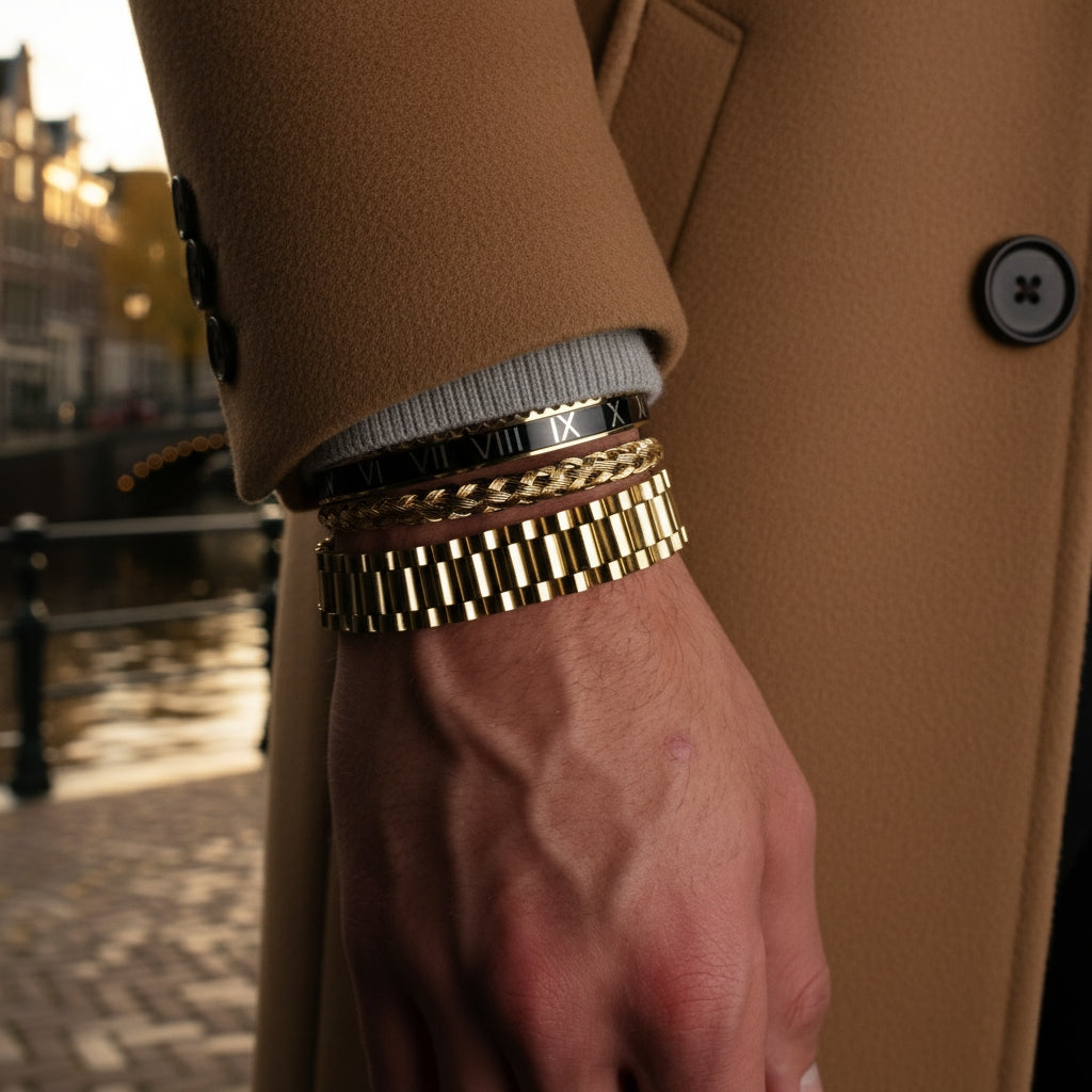 Rolex set black (gold)