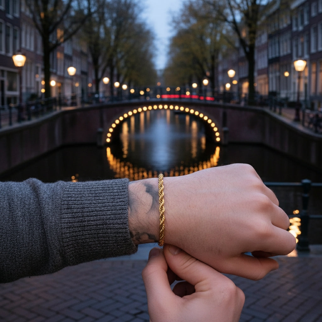 Rope Bracelet 5MM (Gold)