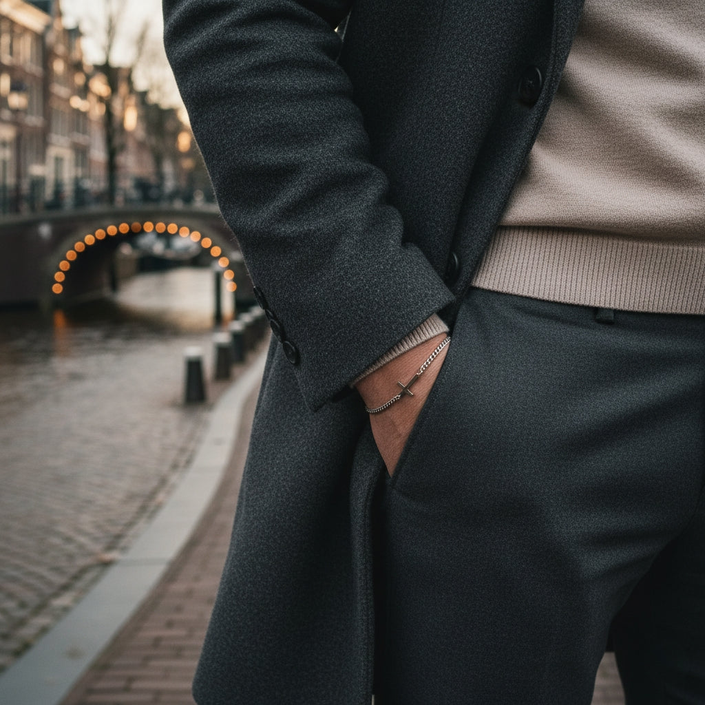 Cross Bracelet 2MM (silver)