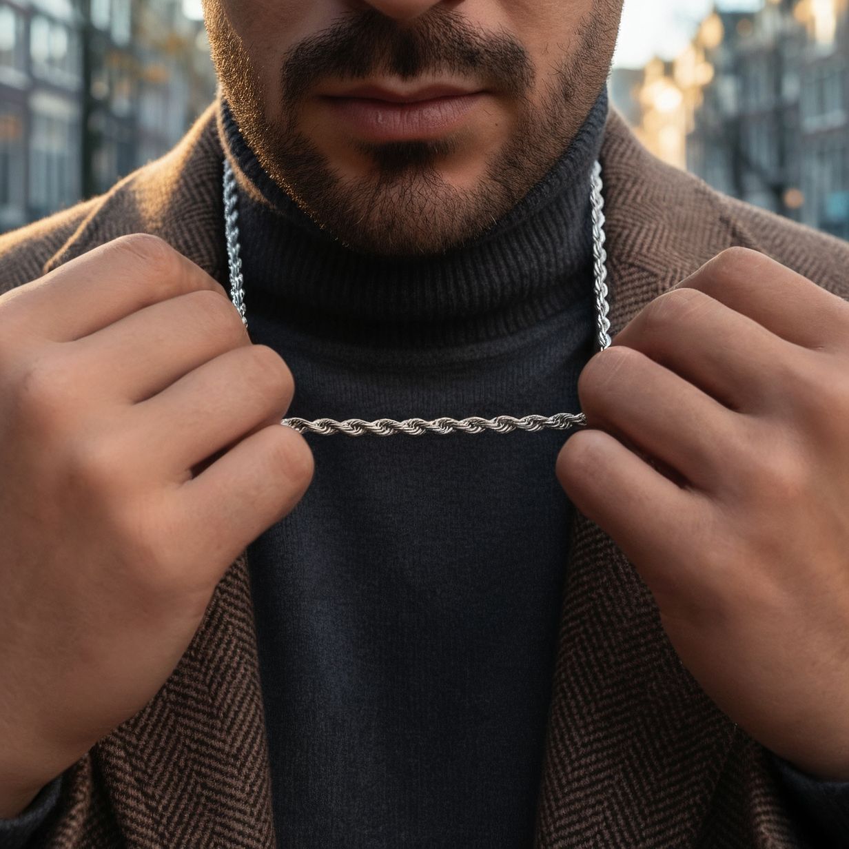 Rope Chain 5MM (Silver)