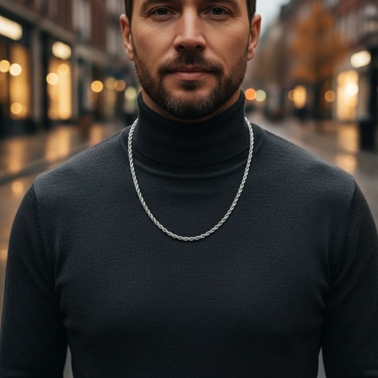 Rope Chain 5MM (Silver)