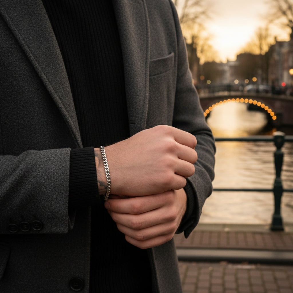 cuban Bracelet 5MM (silver)