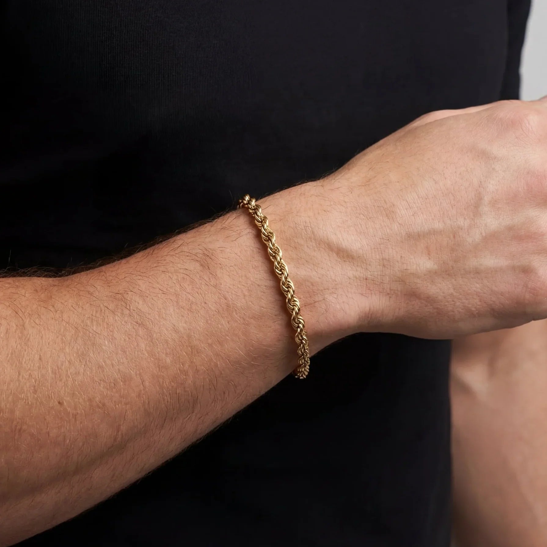 Rope Bracelet 5MM (Gold)