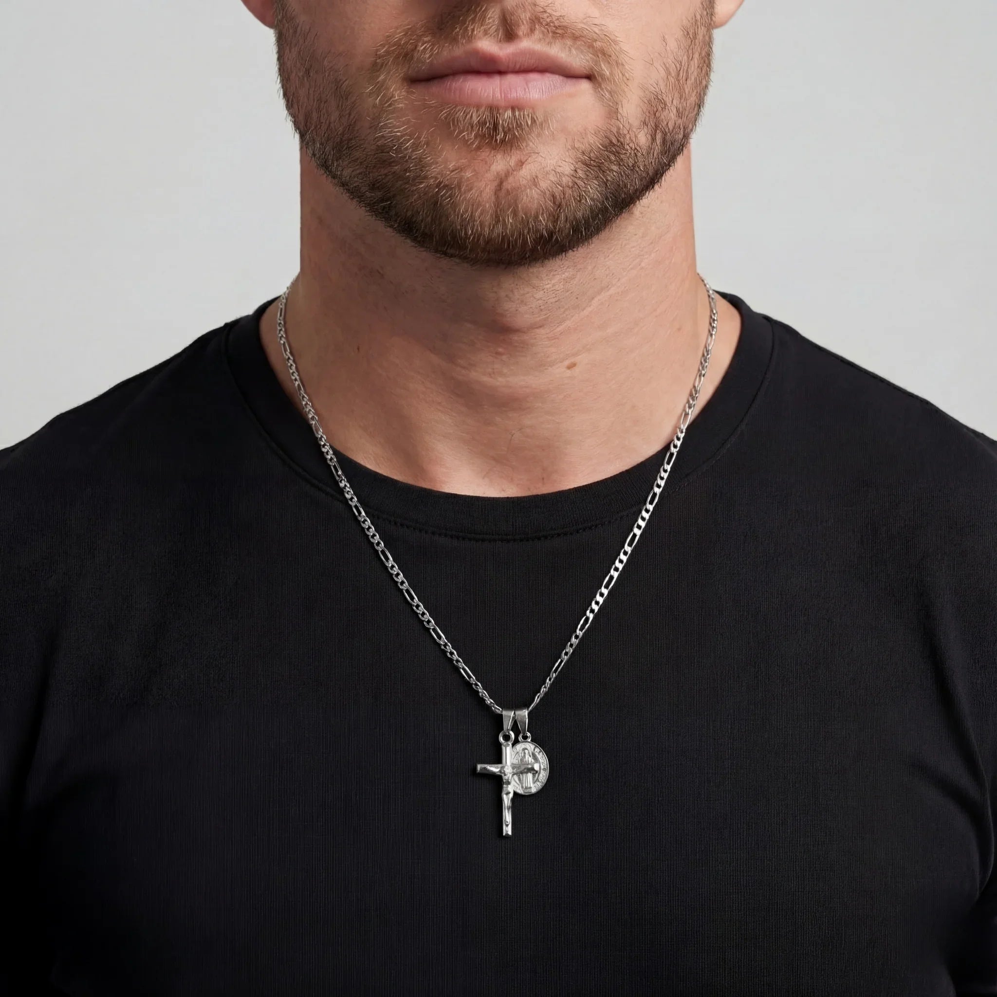 Cross & Mary (silver)