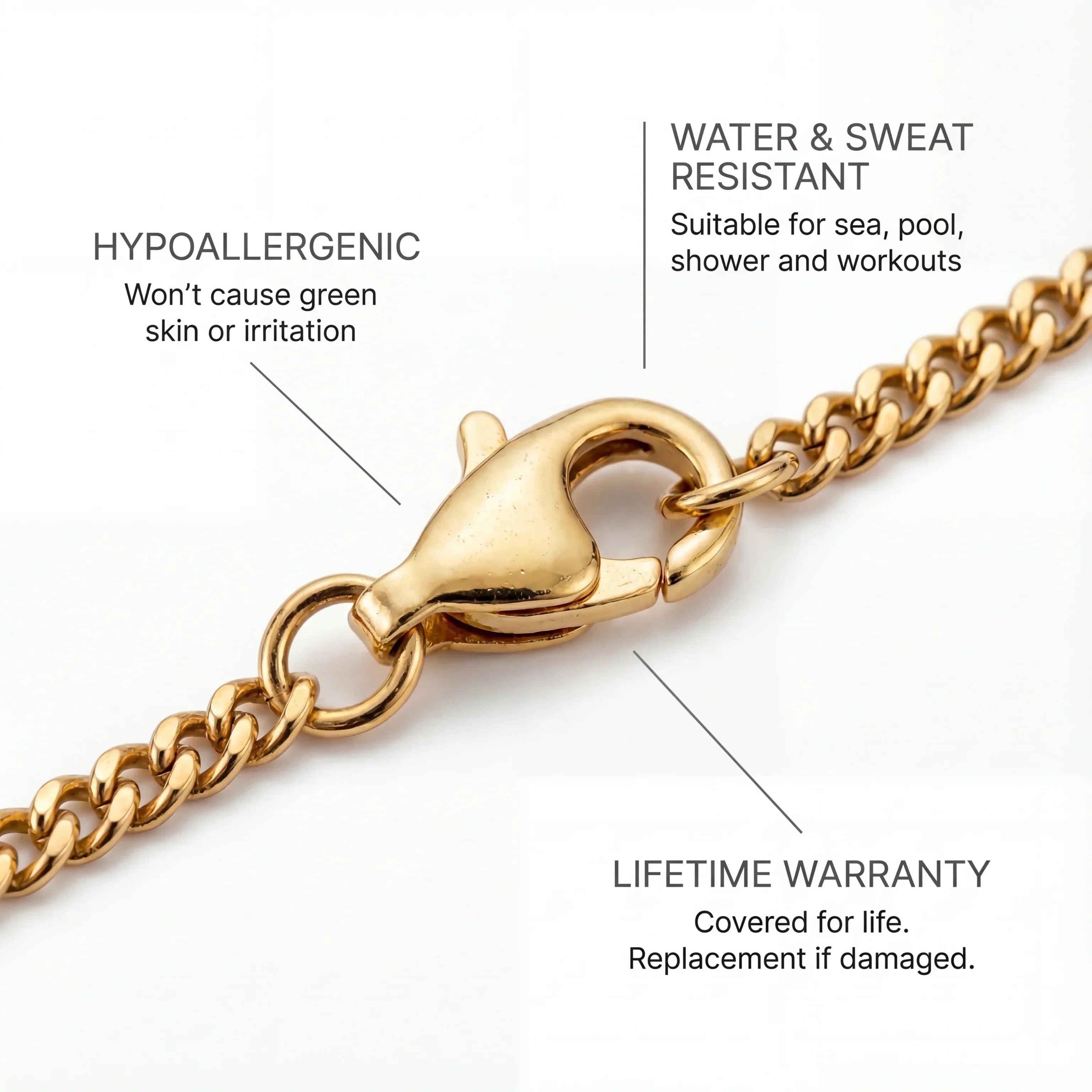 Small Cross Pendant (Gold)