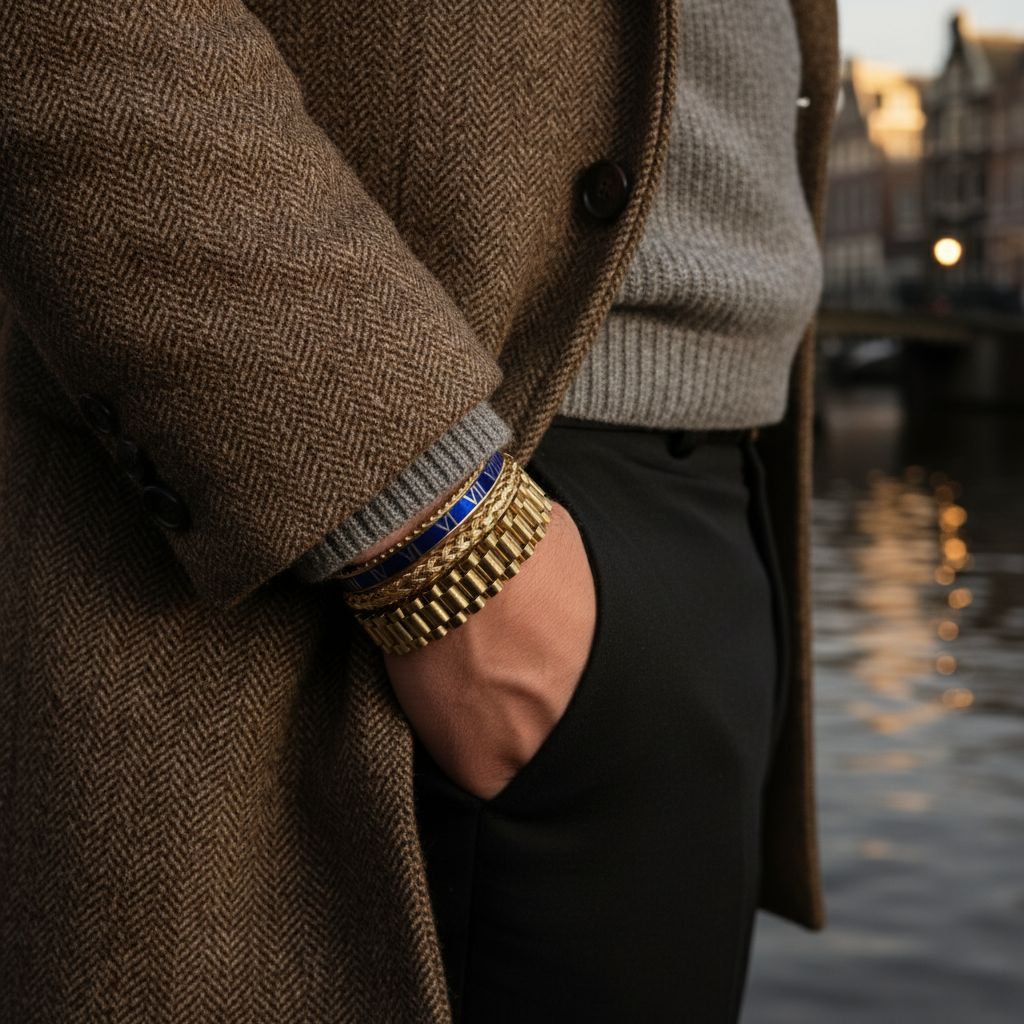 Rolex set blue (gold)