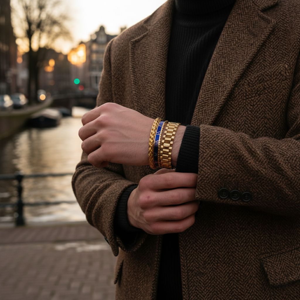 Rolex set blue (gold)