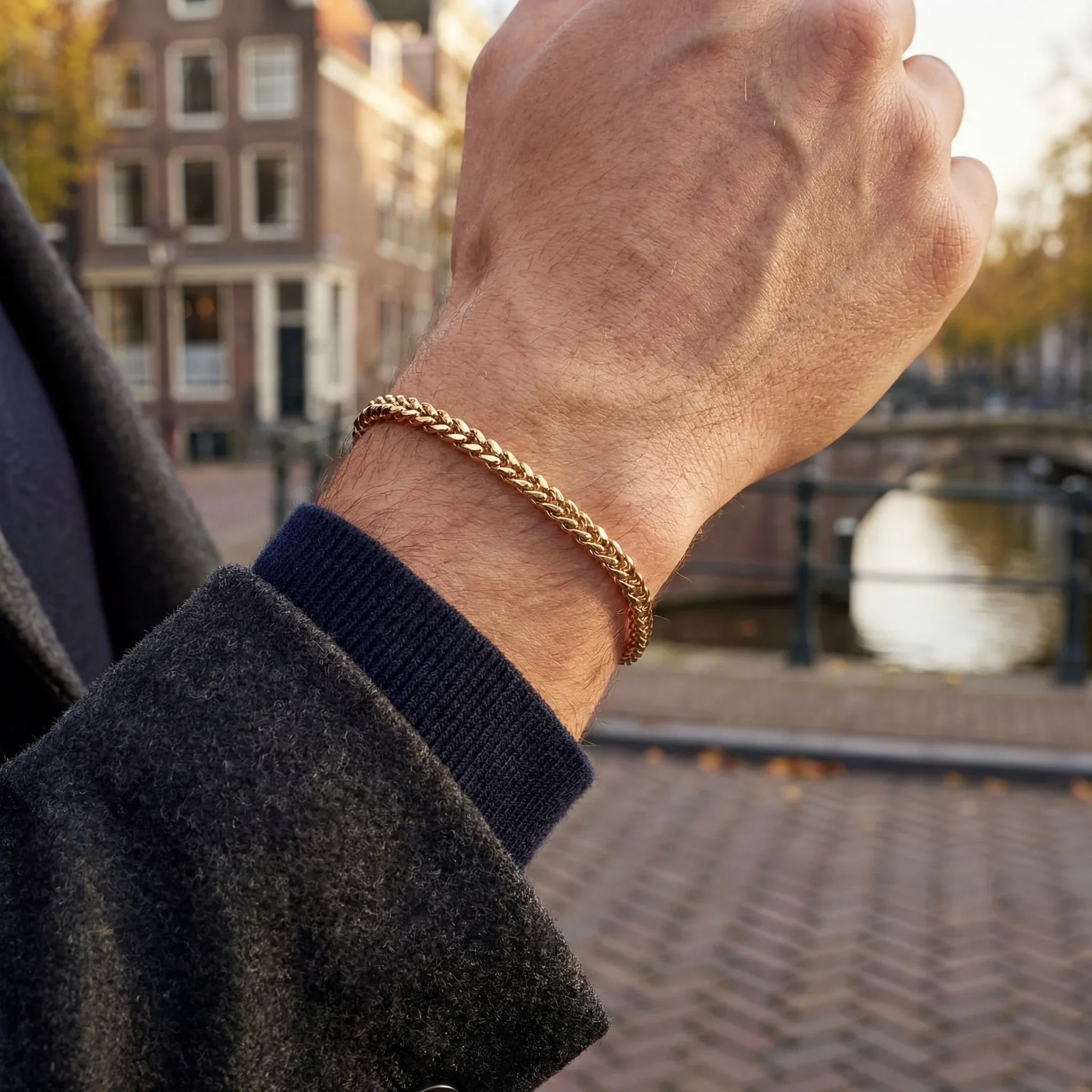 Franco Bracelet 3MM (gold)