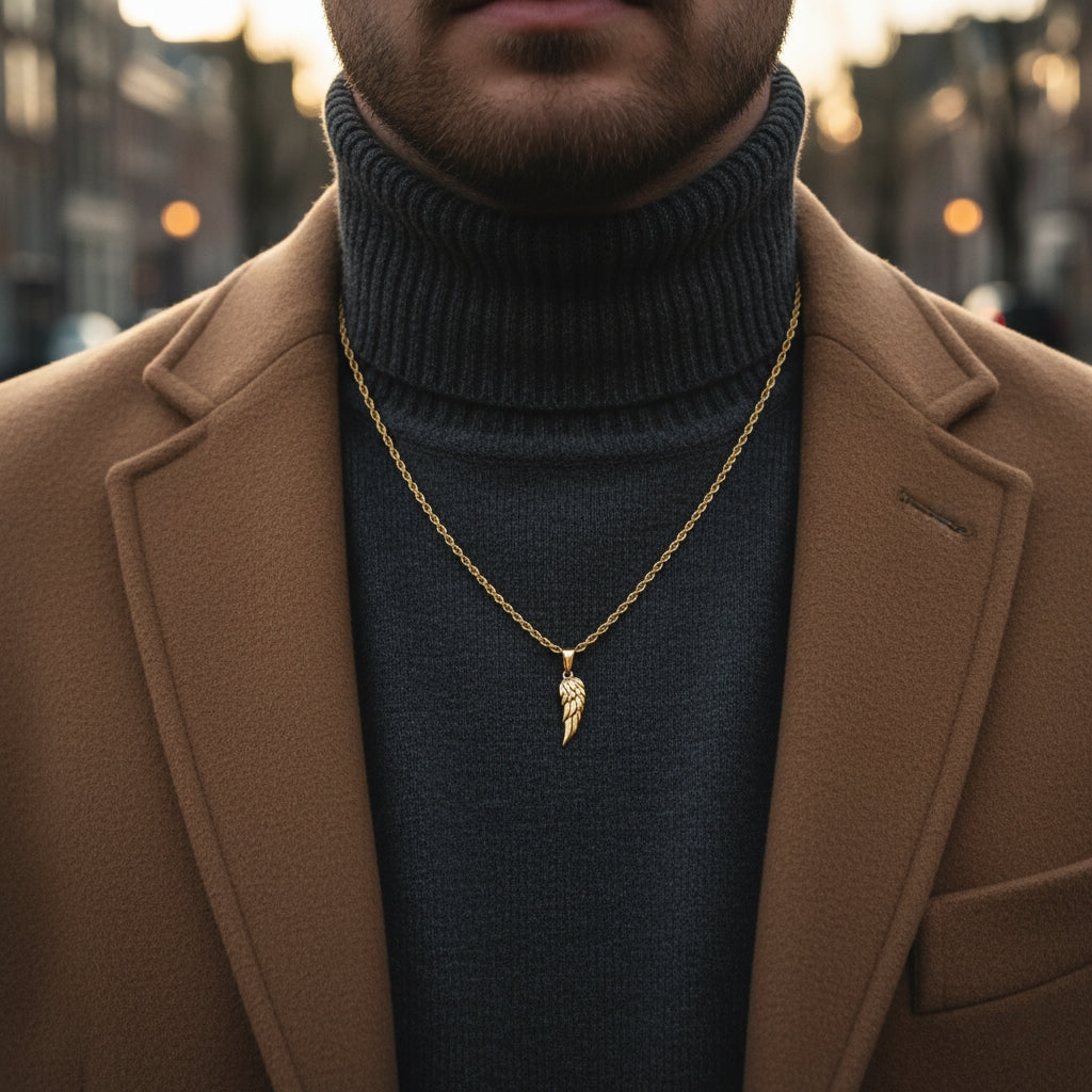 Small Wing Pendant (Gold)