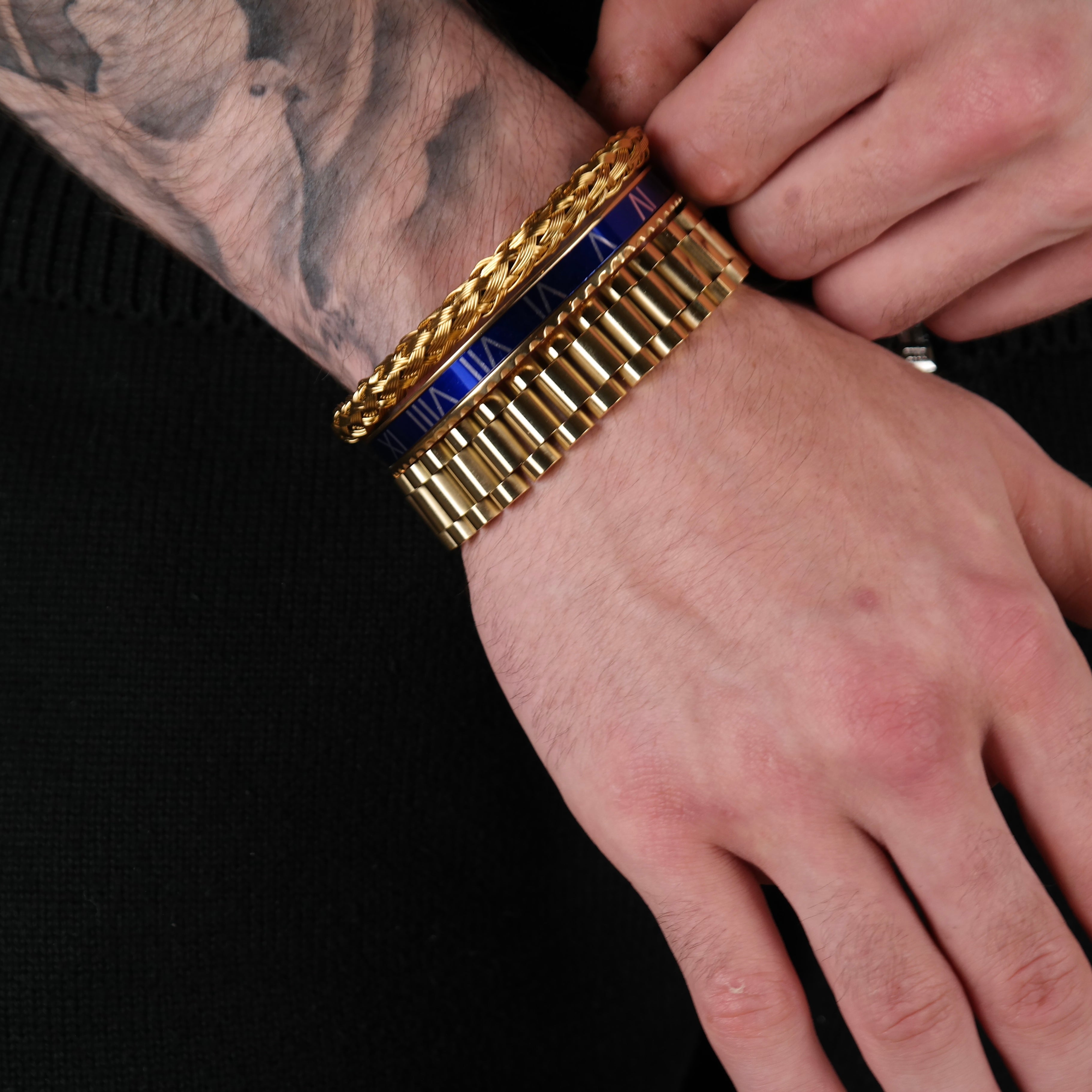 Rolex set blue (gold)