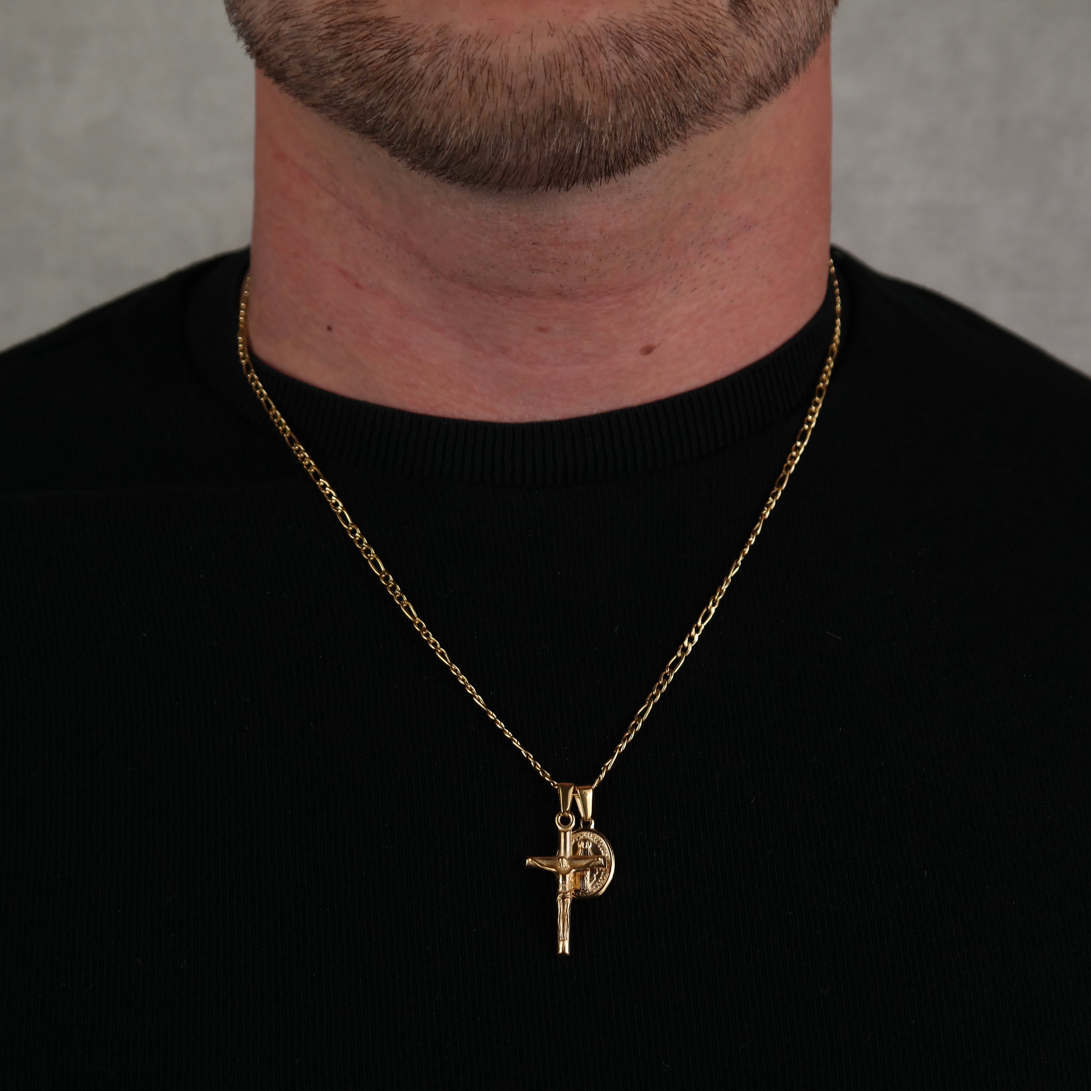 Cross & Mary (gold)